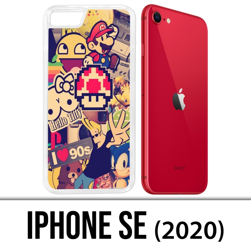 iPhone SE 2020 Case - Stickers Vintage 90S