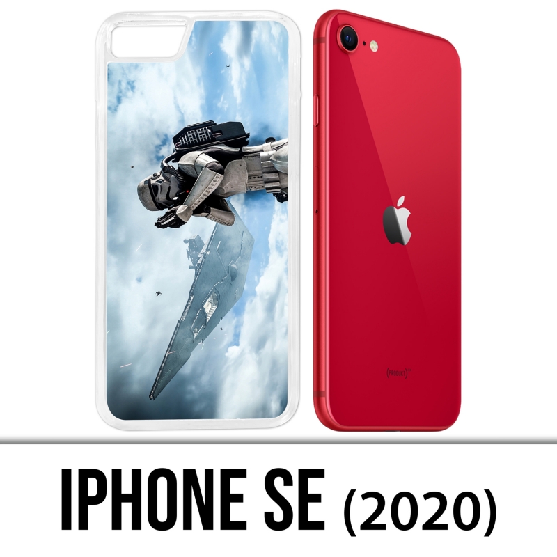 Coque iPhone SE 2020 - Stormtrooper Ciel