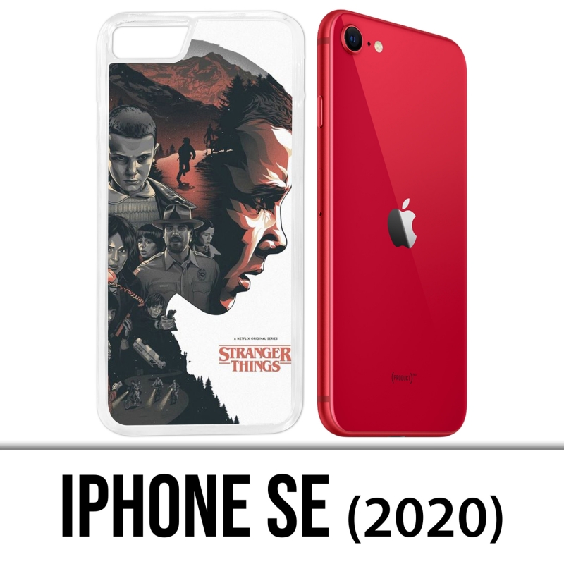Custodia iPhone SE 2020 - Stranger Things Fanart