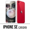 Coque iPhone SE 2020 - Suicide Squad Harley Quinn Bubble Gum