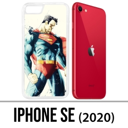 Coque iPhone SE 2020 - Superman Paintart