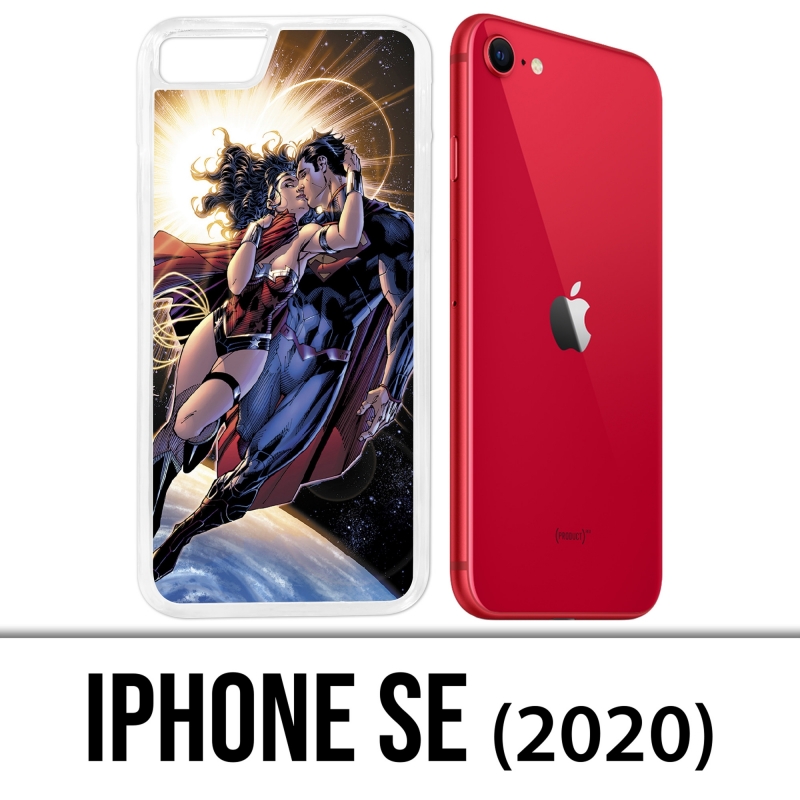 Custodia iPhone SE 2020 - Superman Wonderwoman