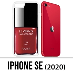 Custodia iPhone SE 2020 - Vernis Paris Rouge