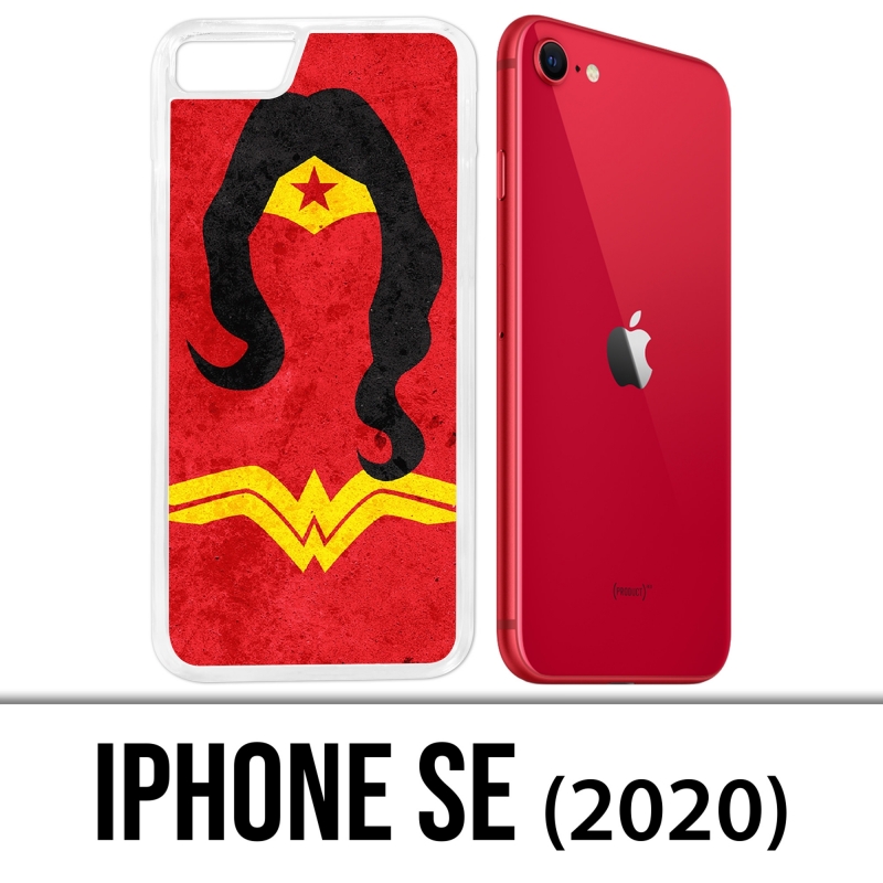 Coque iPhone SE 2020 - Wonder Woman Art Design