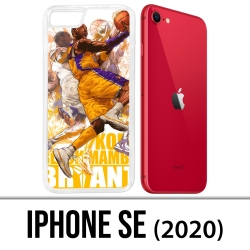 Coque iPhone SE 2020 - Kobe Bryant Cartoon NBA