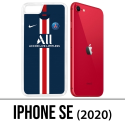 Coque iPhone SE 2020 - Maillot PSG Football 2020
