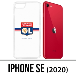 Coque iPhone SE 2020 - OL Olympique Lyonnais logo bandeau