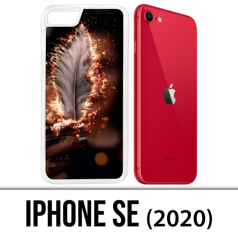 Custodia iPhone SE 2020 - Plume feu