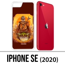 iPhone SE 2020 Case - Star Wars Mandalorian Yoda fanart