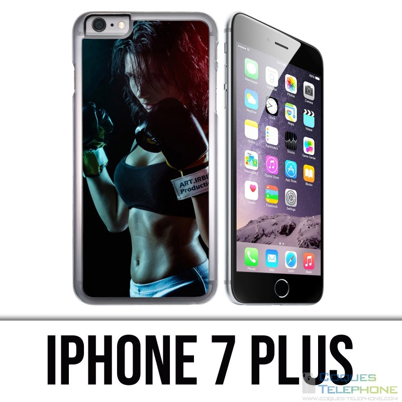 Coque iPhone 7 Plus - Girl Boxe