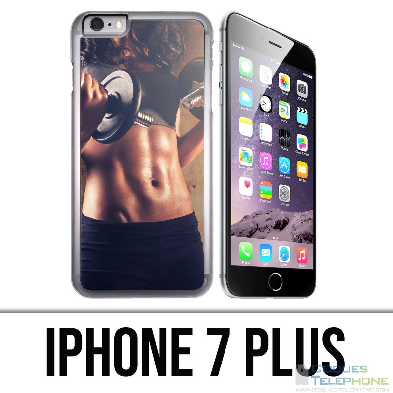 Custodia per iPhone 7 Plus - Bodybuilding ragazza