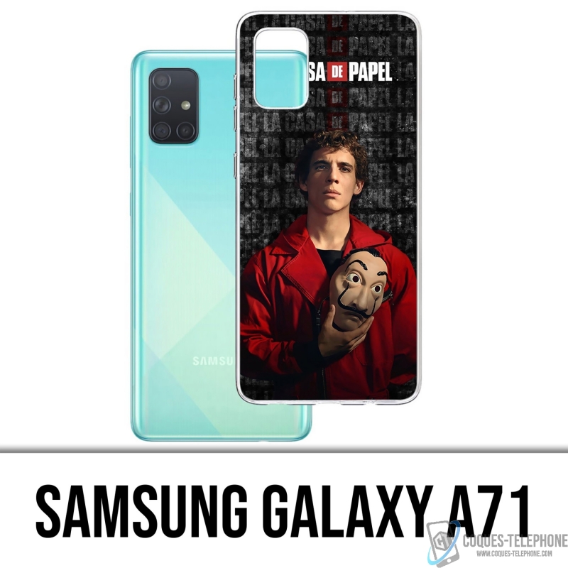 Funda Samsung Galaxy A71 - La Casa De Papel - Rio Mask