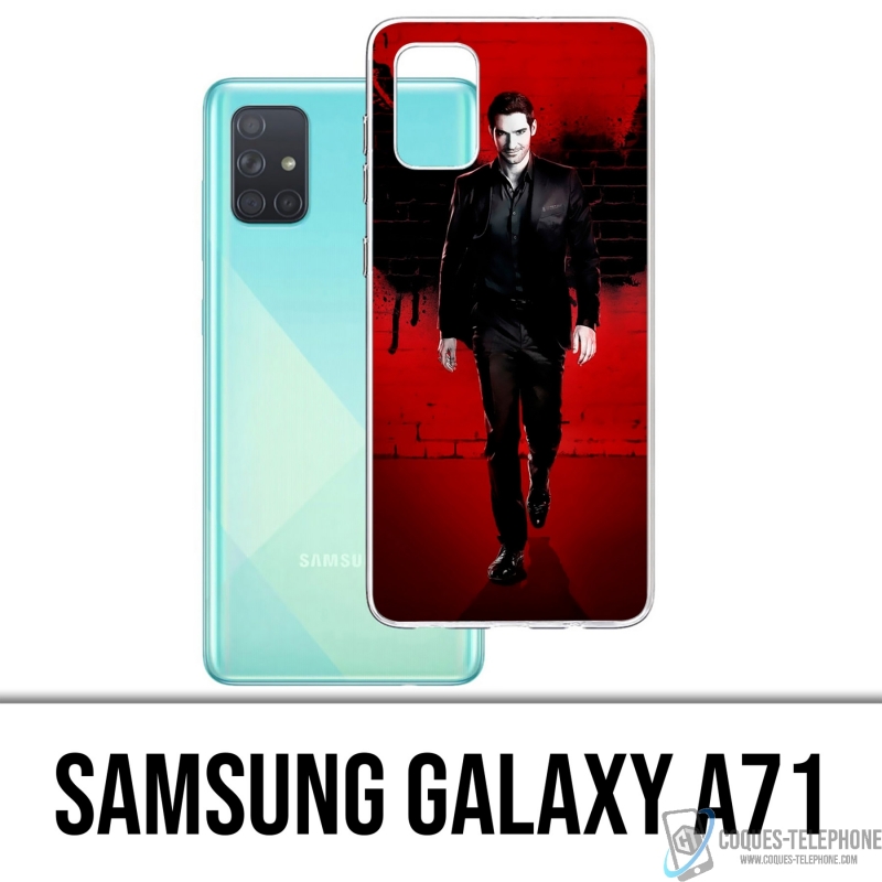 Funda Samsung Galaxy A71 - Lucifer Wings Wall