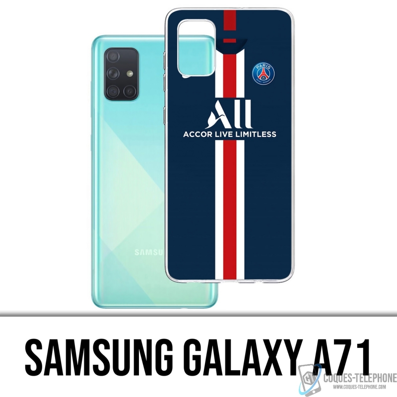 Custodia per Samsung Galaxy A71 - Maglia da calcio Psg 2020