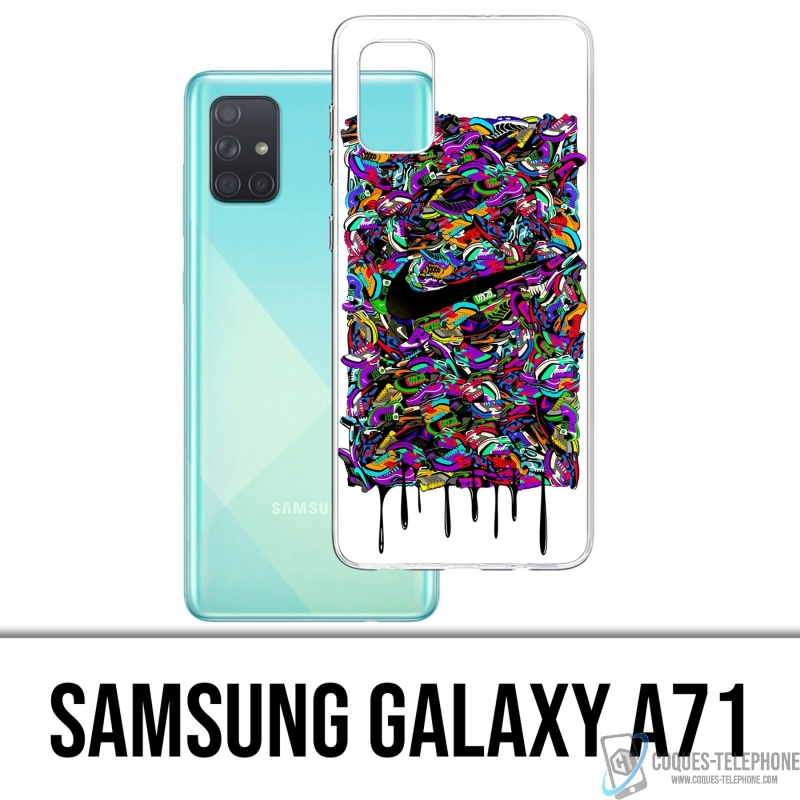 Funda Samsung Galaxy A71 - Nike Sneakers Art
