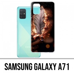 Custodia per Samsung Galaxy A71 - Piuma di fuoco