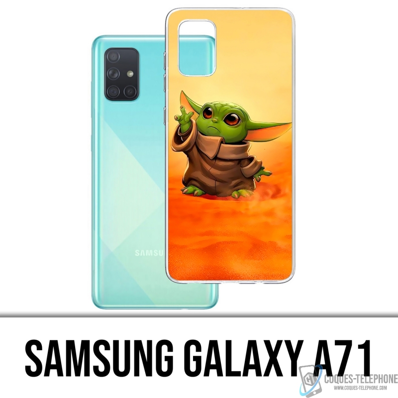 Samsung Galaxy A71 Case - Star Wars Baby Yoda Fanart