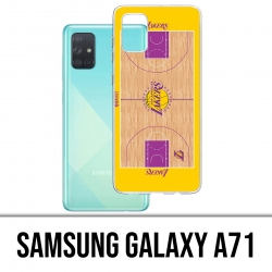 Coque Samsung Galaxy A71 - Terrain Besketball Lakers Nba