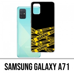 Samsung Galaxy A71 Case - Warnung