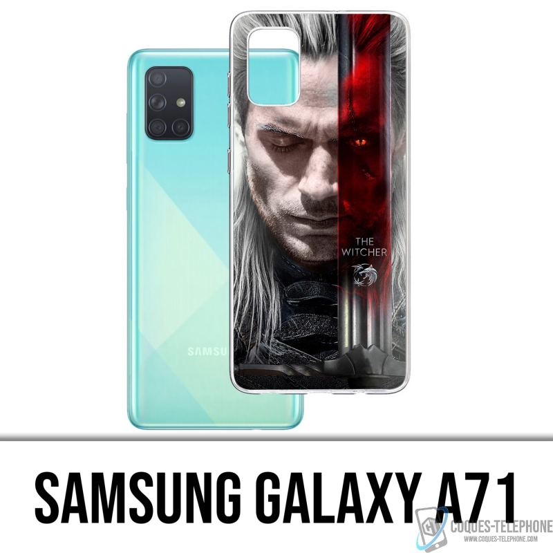 Custodia per Samsung Galaxy A71 - Witcher Blade Sword