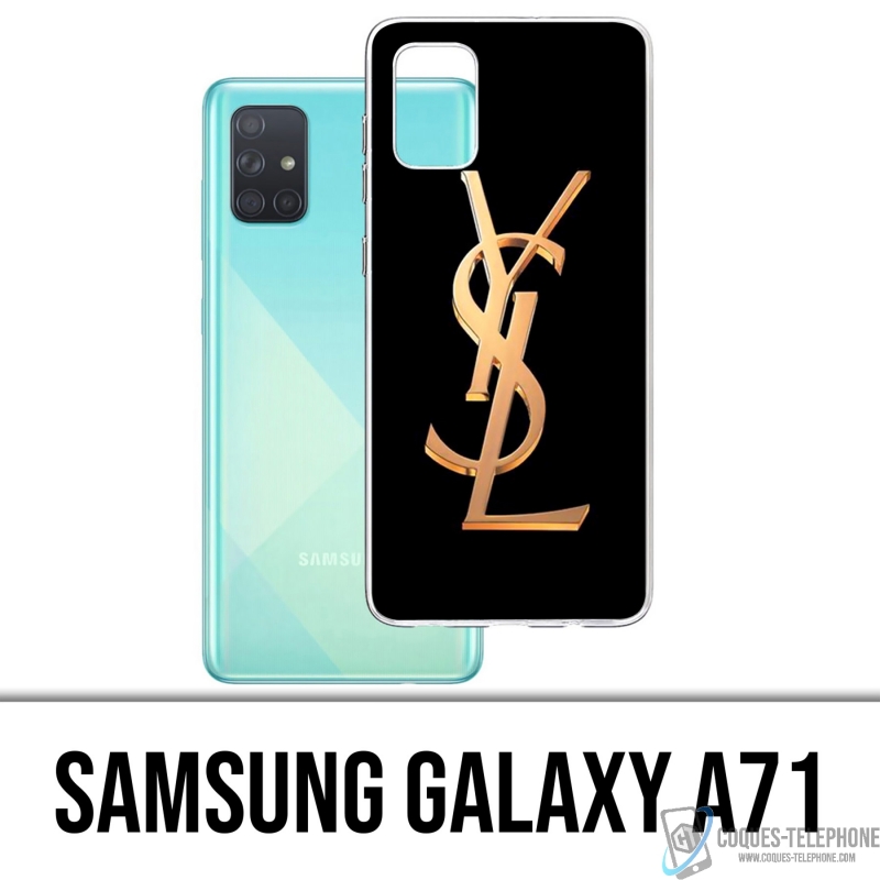 Funda Samsung Galaxy A71 - Ysl Yves Saint Laurent Gold Logo