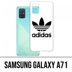 Ciego cepillo arco Funda Para Samsung Galaxy A71 - Adidas Classic Blanc