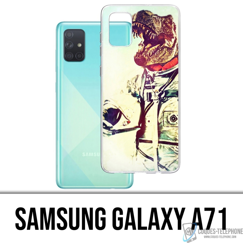 Funda para Samsung Galaxy A71 - Dinosaurio astronauta animal