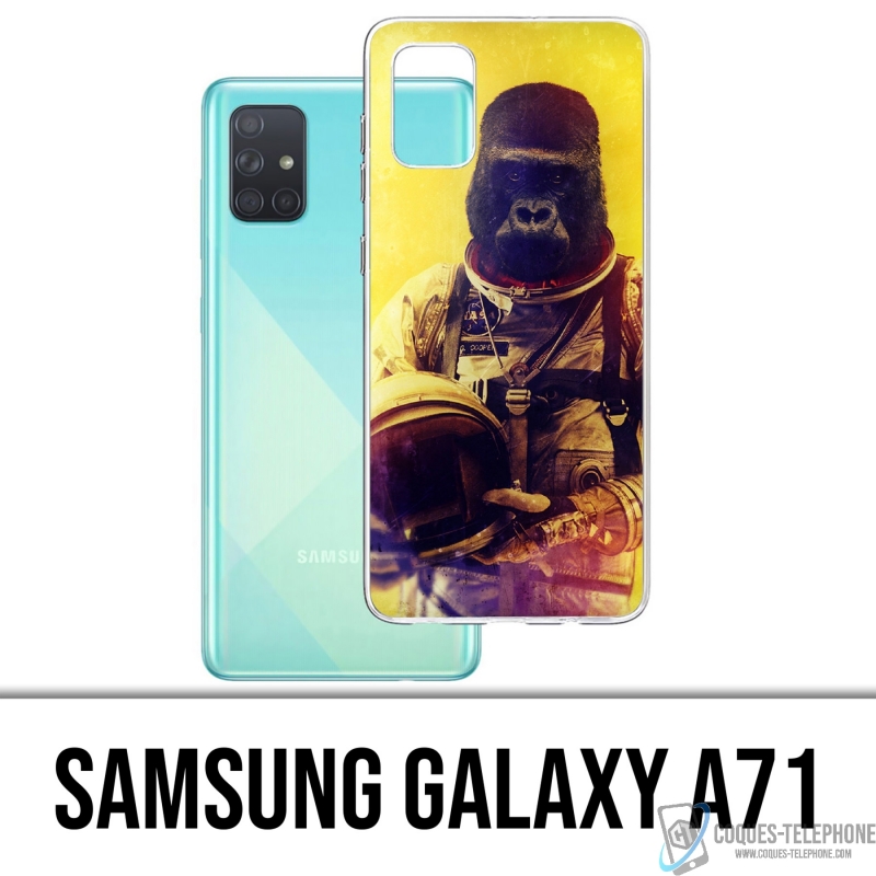 Samsung Galaxy A71 Case - Animal Astronaut Monkey