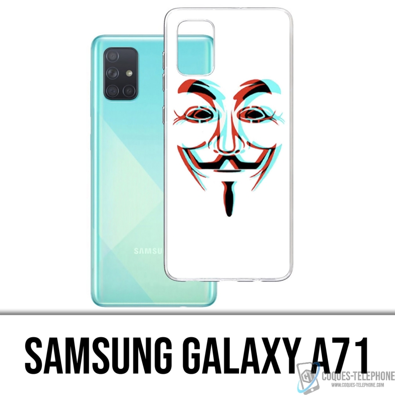 Samsung Galaxy A71 Case - Anonym 3D