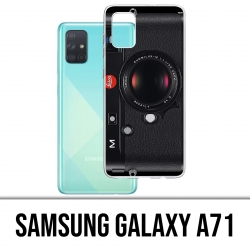 Custodia per Samsung Galaxy A71 - Fotocamera vintage nera