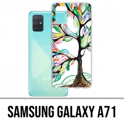 Custodia per Samsung Galaxy A71 - Albero multicolore