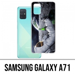 Coque Samsung Galaxy A71 - Astronaute Bière