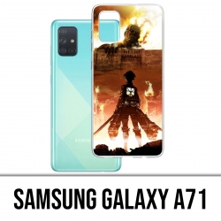 Samsung Galaxy A71 Case - Attak-On-Titan-Poster