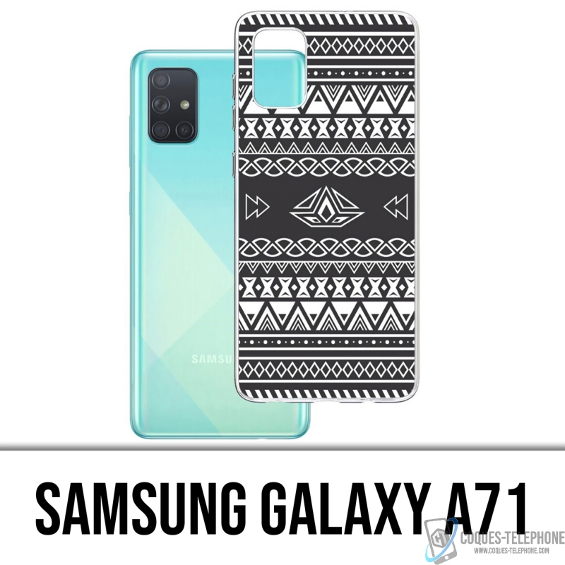 Coque Samsung Galaxy A71 - Azteque Gris