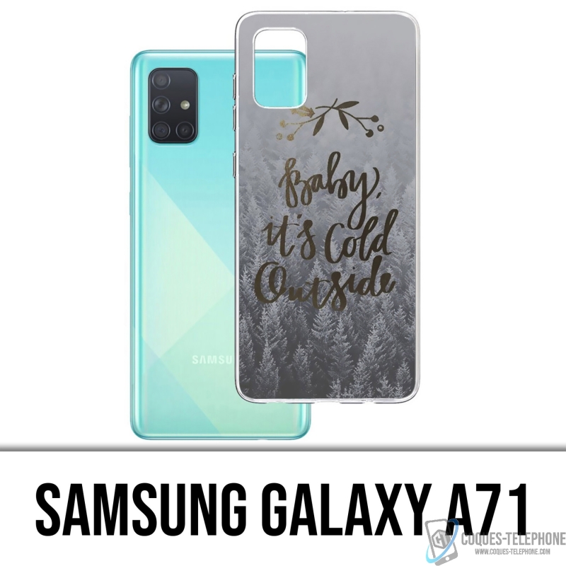 Custodia per Samsung Galaxy A71 - Baby Cold Outside