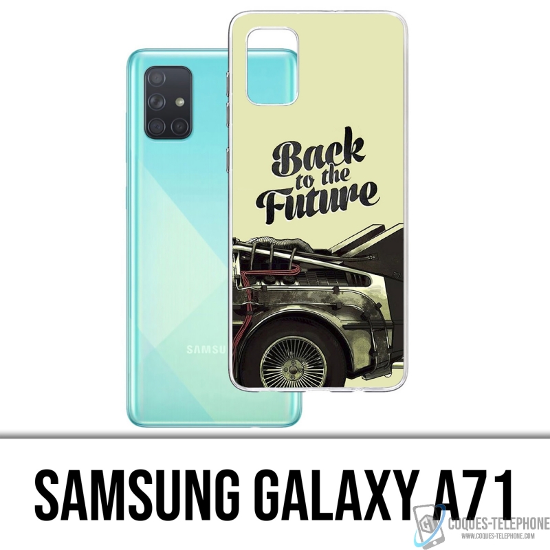 Coque Samsung Galaxy A71 - Back To The Future Delorean 2