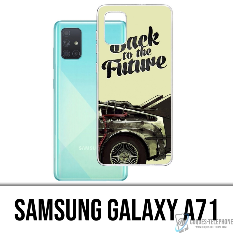 Coque Samsung Galaxy A71 - Back To The Future Delorean