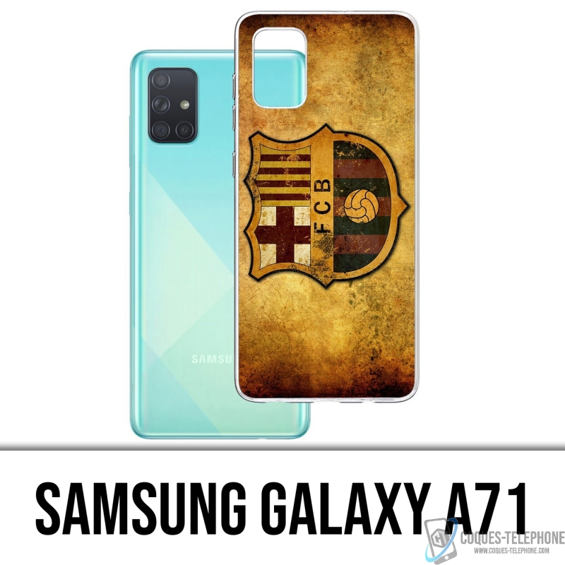 Coque Samsung Galaxy A71 - Barcelone Vintage Football