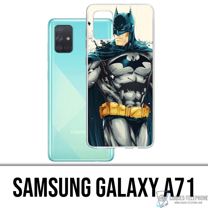 Coque Samsung Galaxy A71 - Batman Paint Art
