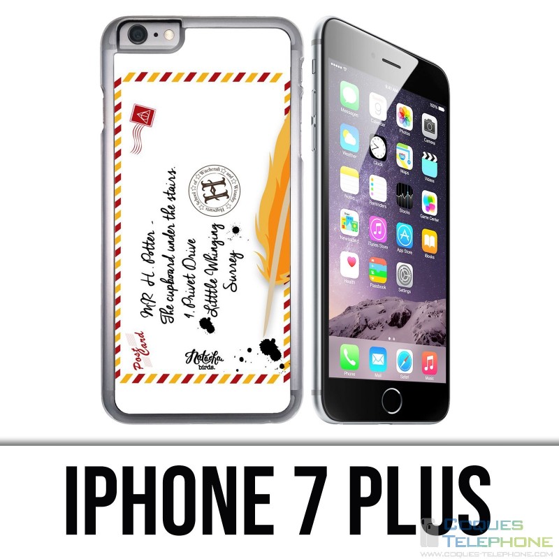 Funda iPhone 7 Plus - Harry Potter Letter Hogwarts