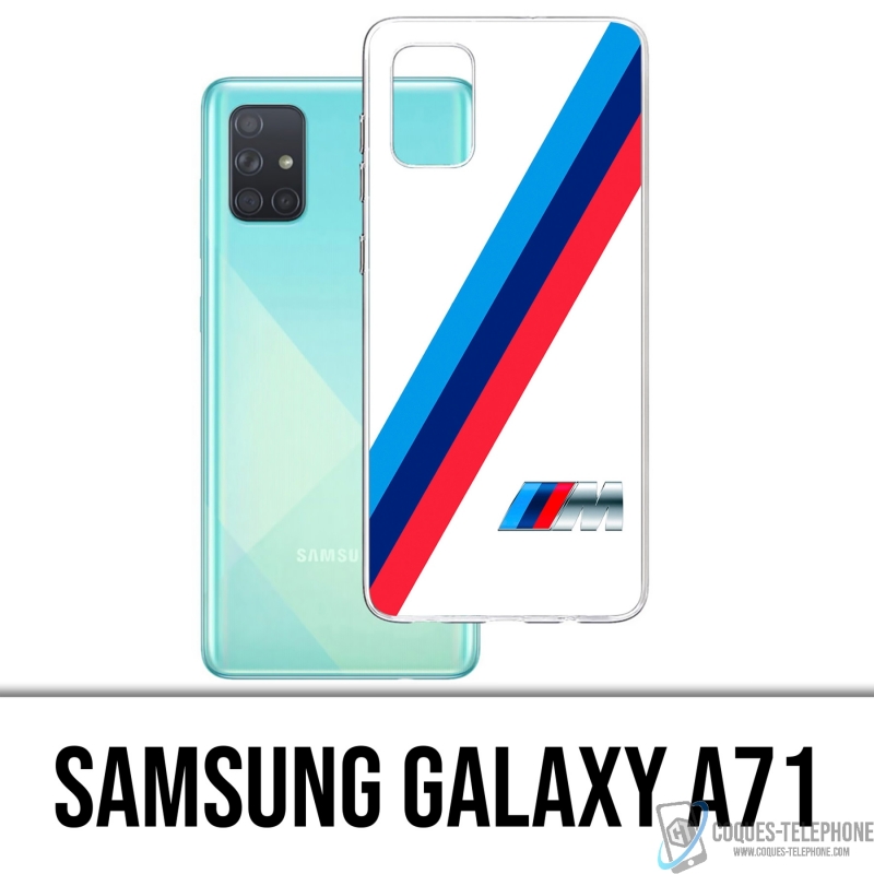 Custodia per Samsung Galaxy A71 - Bmw M Performance Bianca