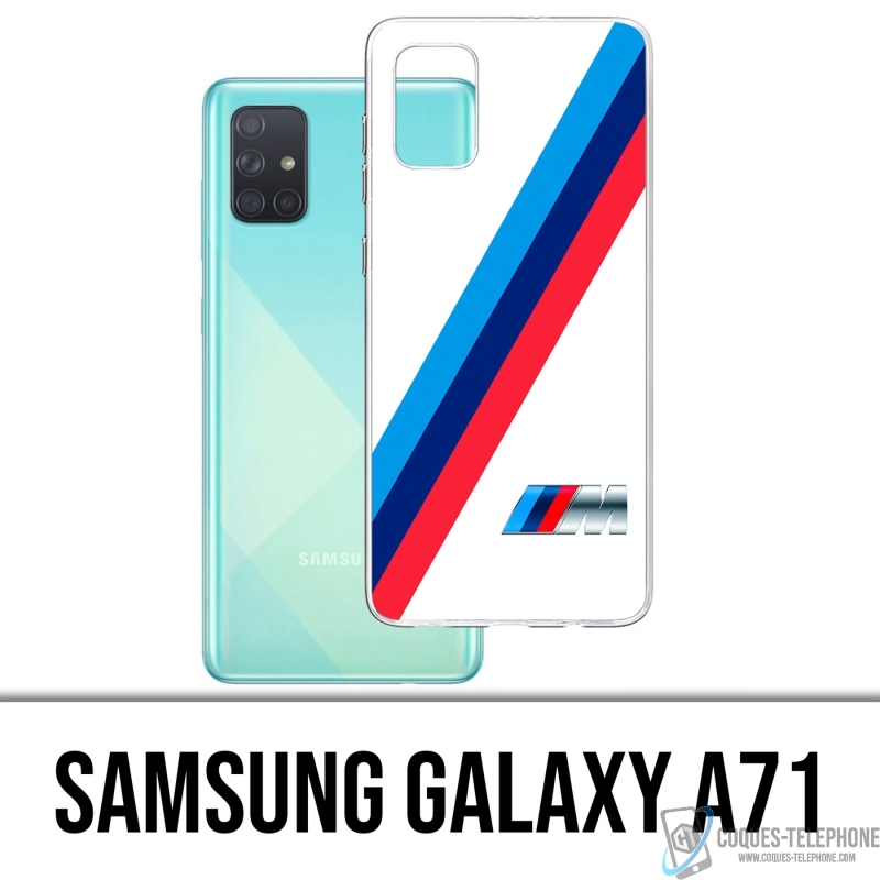 Samsung Galaxy A71 Case - Bmw M Leistung Weiß