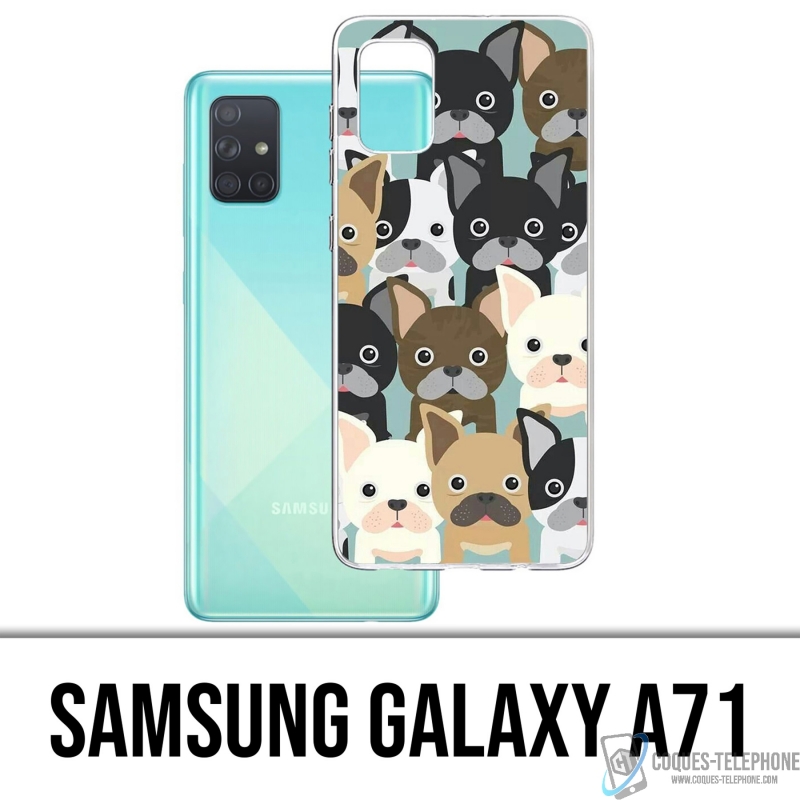 Coque Samsung Galaxy A71 - Bouledogues