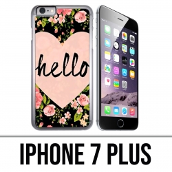 IPhone 7 Plus Hülle - Hallo rosa Herz