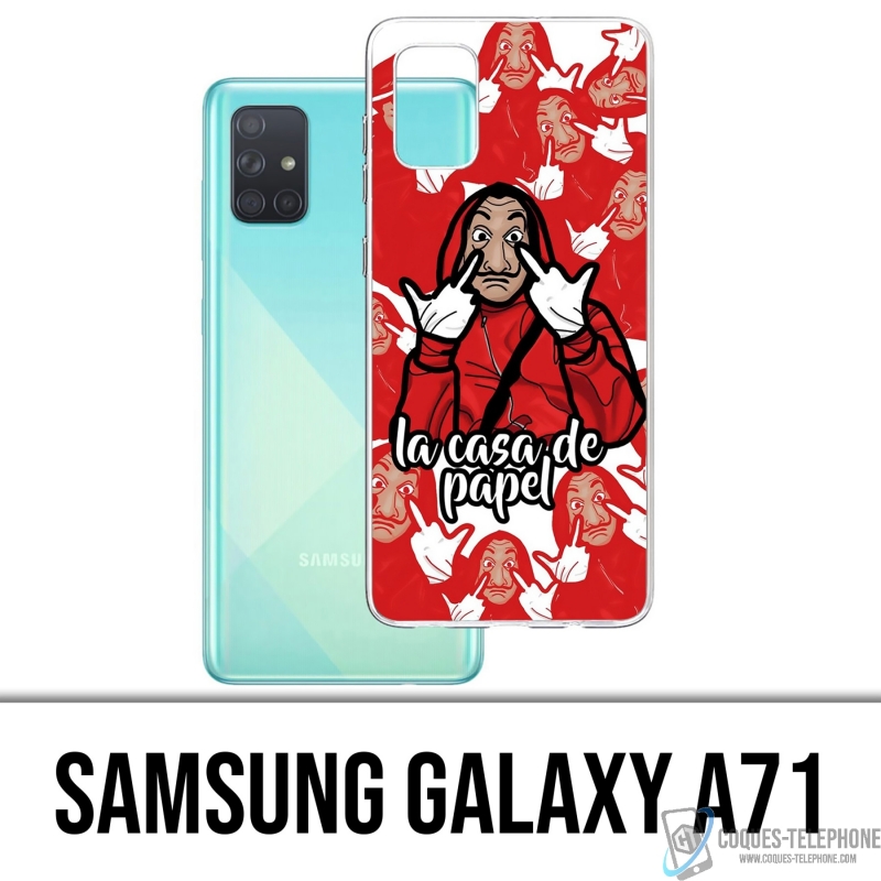 Samsung Galaxy A71 Case - Casa De Papel Cartoon