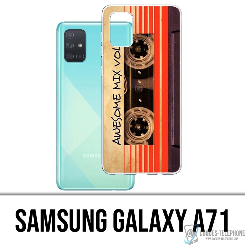 Samsung Galaxy A71 Case - Guardians Of The Galaxy Vintage Audio Cassette