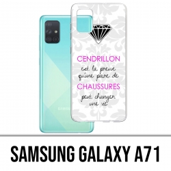 Custodia per Samsung Galaxy A71 - Citazione di Cenerentola