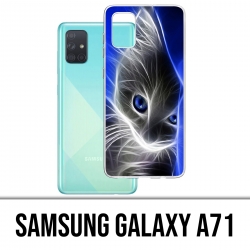 Samsung Galaxy A71 Case - Cat Blue Eyes