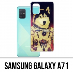 Funda Samsung Galaxy A71 - Perro Jusky Astronaut