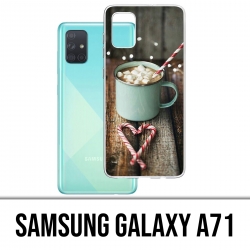 Custodia per Samsung Galaxy A71 - Marshmallow cioccolato caldo